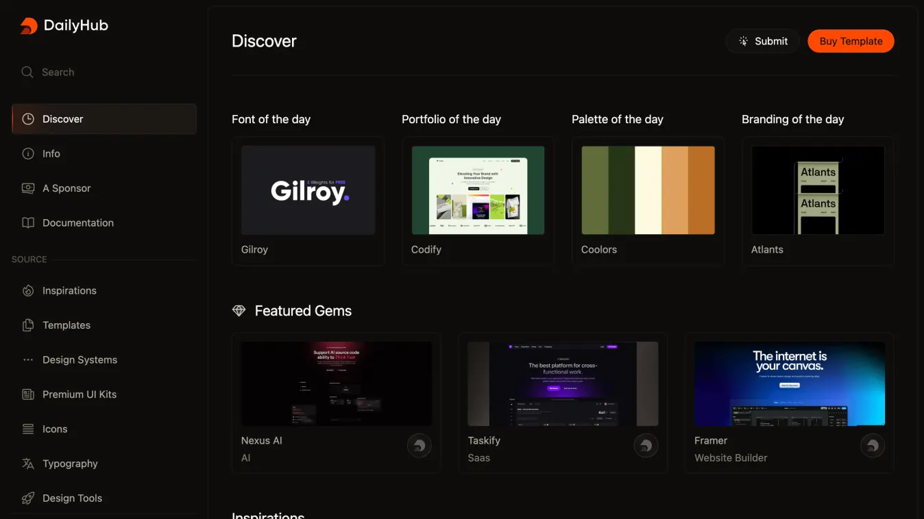 DailyHub - Directory Template